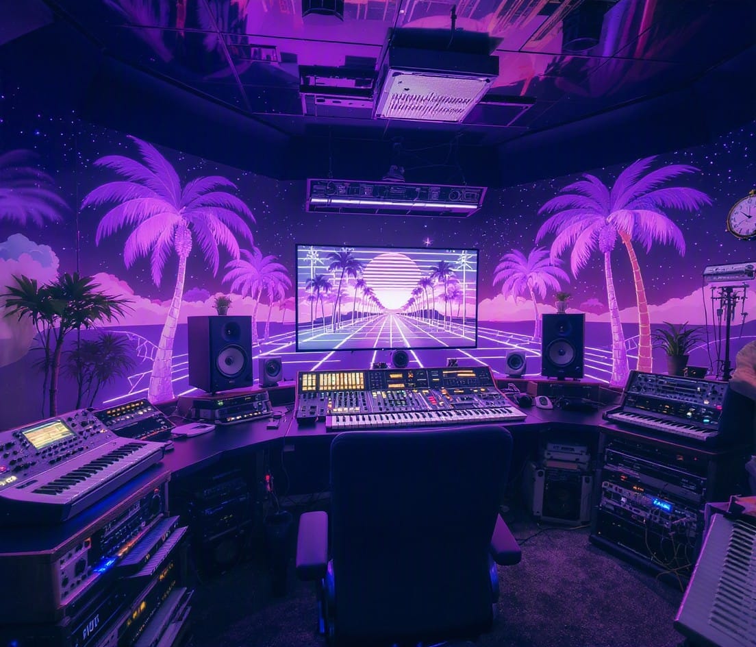 Vaporwave Synth Studio